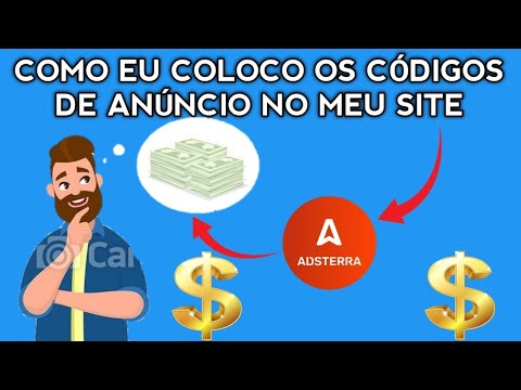 COMO COLOCAR OS CÓDIGOS DE ANÚNCIO DO ADSTERRA CORETO NO SEU SITE