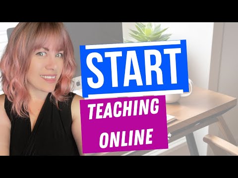 How To Start Teaching Online (and make money working from home!)