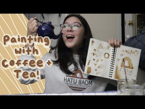 Painting with Tea and Coffee | WiLL iT WORK?