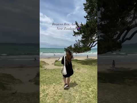 🇳🇿ニュージーランドの暮らし｜オークランドのブラウンズ・ベイを歩く｜Browns Bay Auckland, New Zealand #shorts #ニュージーランド #newzealand