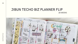 KOKUYO Jibun Techo Biz 20 weeks  Flip Through with a Disney Theme ✨ | SKIPPYSKITTLE