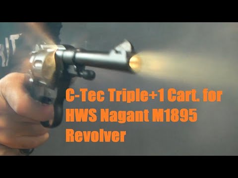 ToyGun【モデルガン発火】《C-Tec HWS ナガン M1895用 7.62×38ｍｍ トリプル＋1 発火カートリッジ》