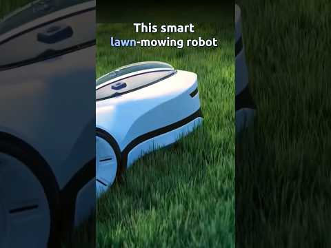 Innovative smart mowing robot full of innovations! #mower #robot #lawncare #lawnmower #newtech