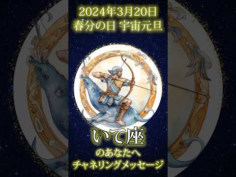 【2024年宇宙元旦から1年】いて座のあなたへのチャネリングメッセージ「○○の叡智に触れる」と開運します。