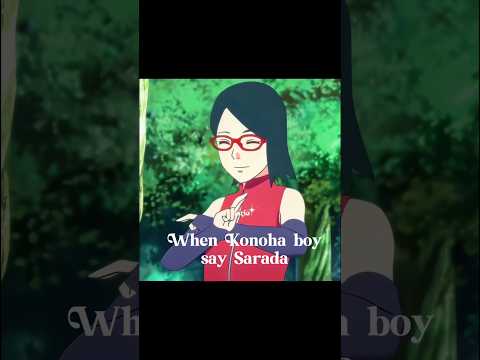 Konoha boys say Sarada name❤️‍🔥 #youtubeshorts #animeedit #borutonarutonextgeneration