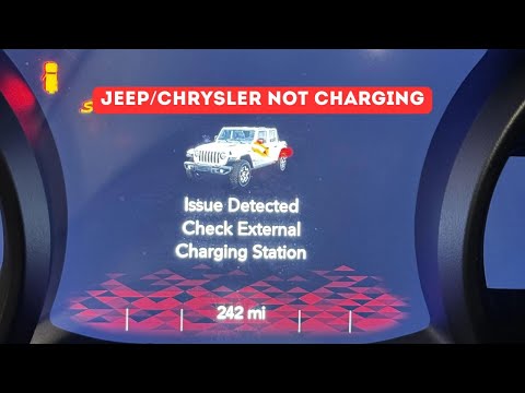 “Issue detected, check external charging station” warning in the Jeep 4xe