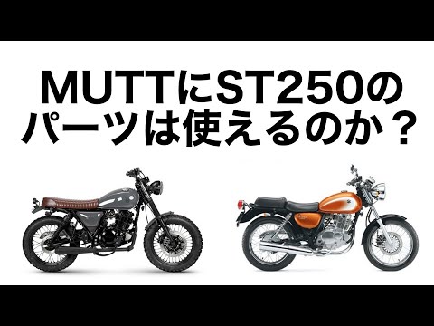 MUTTにST250のゴムパーツは合うのか？