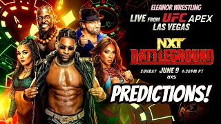 WWE NXT Battleground 2024 Predictions | Eleanor Wrestling