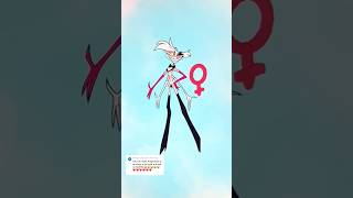 Angel Dust gender swapping😱 #hazbinhotel #angeldust #angeldusthazbinhotel #genderswap #jaineart