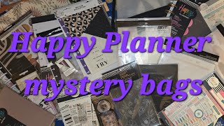 Planner Haul : the 2 new Happy Planner mystery bags. #happyplanner #plannerhaul