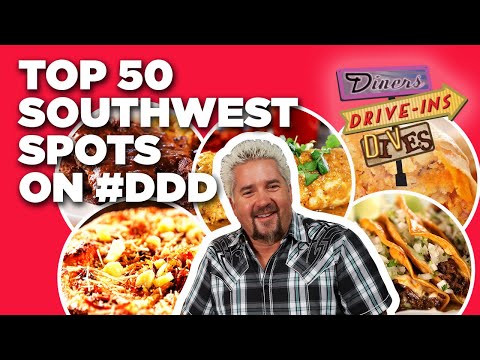 Top 50 #DDD Spots in the Southwest with Guy Fieri | Diners, Drive-Ins, and Dives | Food Network