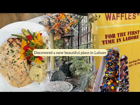 Bay Bakery Samanabad Lahore Review|Discoverd new beautiful place in lahore|lolly waffles