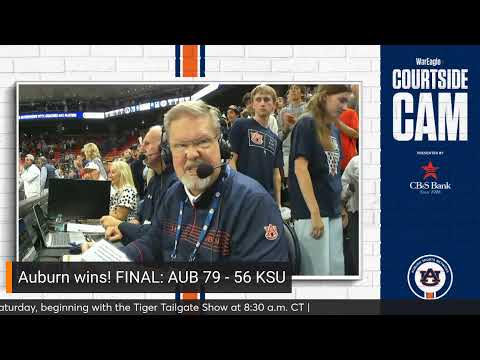 Courtside Cam:  #5 Auburn vs Kent State