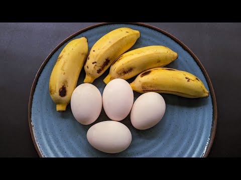 Just Add Eggs With Bananas Its So Delicious / Simple Breakfast Recipe / Healthy Cheap & Tasty Snacks