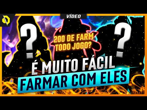 OS 10 CAMPEÕES QUE MAIS FARMAM NO LOL