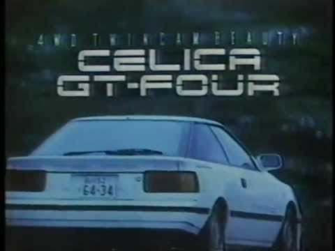 1986 TOYOTA CELICA GT-FOUR Ad