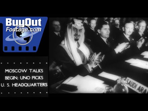 WW2 Military Newsreels 1945 Moscow Talks Begin