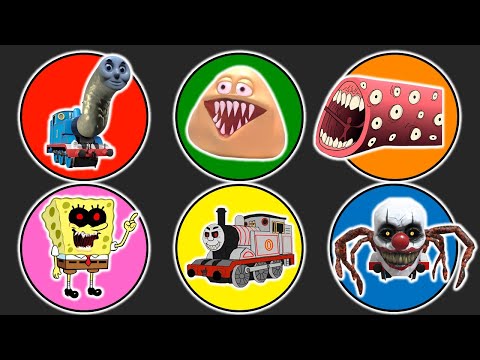 Spin Wheel Thomas Lipan, Pou, Train Eater, Spongebob Exe, Kereta Timothy, Clown Eater