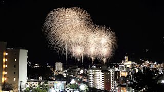 【静岡】【4K】秋季熱海海上花火大会 未宮駅 上 1.4kmより撮影