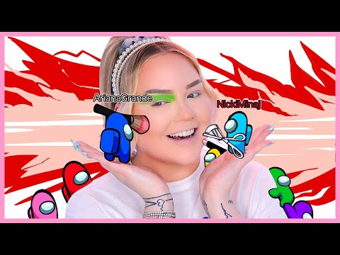 AMONG US Picks My Makeup! ft. "Nicki Minaj" & "Ariana Grande"?! | NikkieTutorials