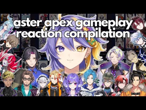 NIJI X HOLO  Reaction to Aster's APEX gamer moves (POV Compilation) #TSBCustom2023 [💫aster arcadia]