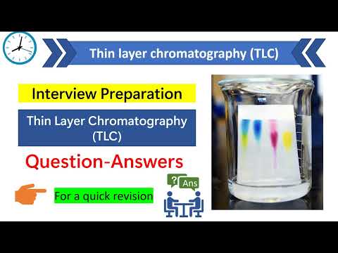 Interview question answer on Thin layer chromatography | TLC interview question answers