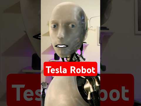 Elon Musk ka New Ai Tesla Robot #shortsfeed #shorts #ai #teslabot #ai #elonmusk