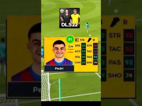 Pedri DLS Card Evolution 😍|#shorts