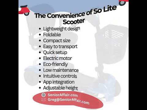 Effortless Mobility: Experience the Convenience of So Lite Scooter for Your Everyday Adventures!