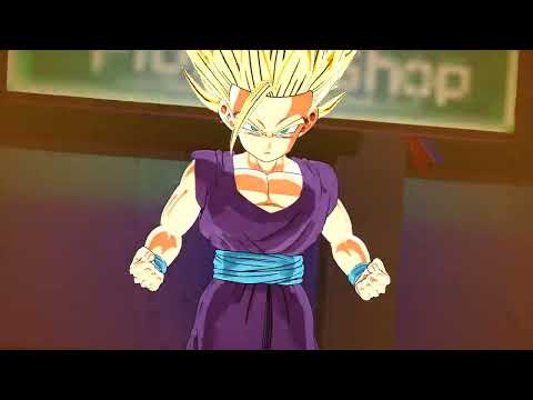 Caulifla Super Saiyajin 2 VS Gohan (Jovem) Super Saiyajin [dragon ball sparking zero]