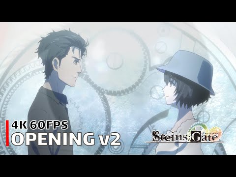 Steins;Gate 0 - Opening v2 【Fatima -second version-】 4K 60FPS Creditless | CC