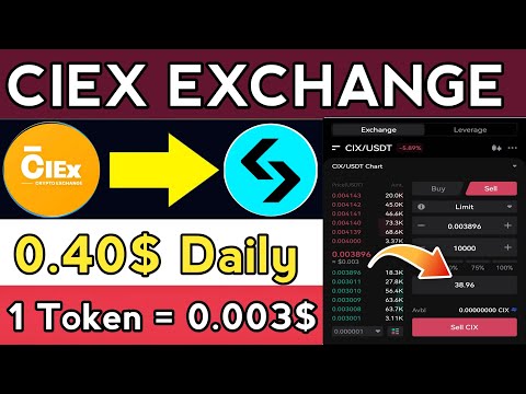 CIEX Exchange Airdrop Reward CIX Token || Ciex Exchange loot || New Exchange Offer || CIX Exchange