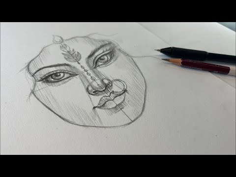 Maa Durga Drawing for Beginners