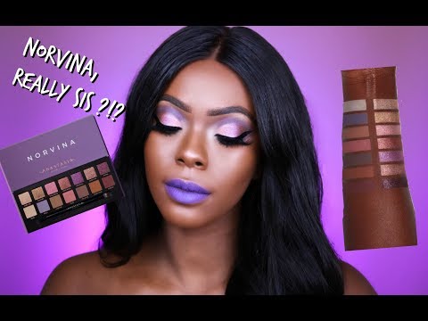 ABH Norvina Palette | Is it Black Girl Friendly ? Review/Look