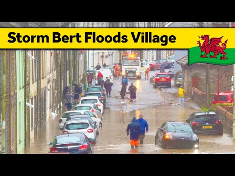 158. Storm Bert Floods Village - Living Alone in Wales (November 2024)