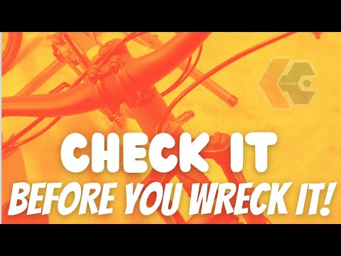 ALWAYS CHECK THIS BEFORE YOUR FIRST RIDE - It doesn't matter where you bought the bike - CHECK IT!