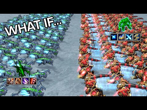 Shields only! 200 Zealots vs 300 Zerglings, who wins?