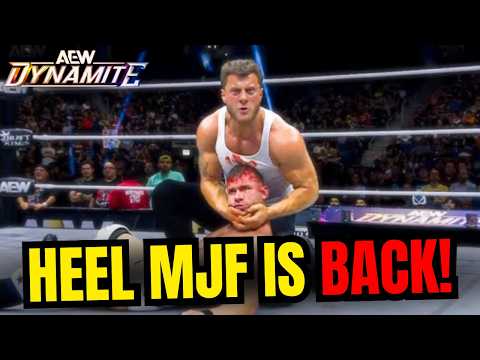 AEW Dynamite Review | HEEL MJF IS BACK! Hangman Adam Page Returns & Britt Calls Out Mercedes Mone!