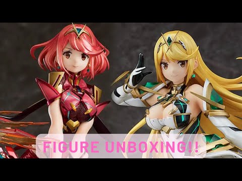 Xenoblade Chronicles 2 Pyra and Mythra figure unboxing!