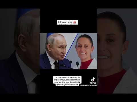 @mrpresidentputin  Putin ayuda A México En Guerra @Claudia_sheinbaum