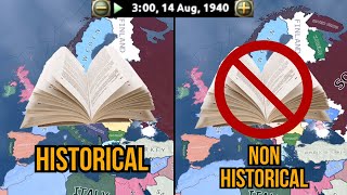 HOI4 Double Timelapse - Historical vs Non-Historical AI