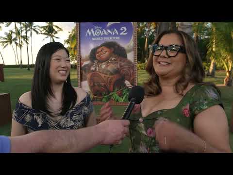 Moana 2 Hawaii World Premiere - itw Christina Chen and Yvett Merino (Official video)