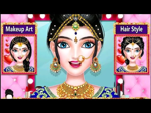 Indian Wedding Bride Fashion - Bridal make up 💄, Dress up👗 and Photoshoot