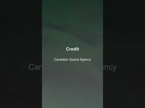 Northern lights in southern Quebec | CSA #shorts