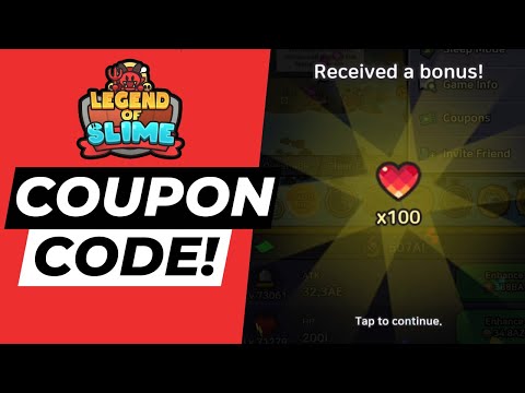 NEW COUPON CODE FREE HEARTS! - Legend of Slime: Idle RPG War