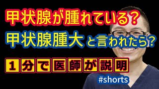 甲状腺腫れている・腫大_エコー検査_相模原内科 #shorts