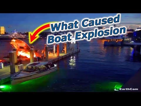 What Caused Massive Boat EXPLOSION Luxury Marina in Fort Lauderdale!