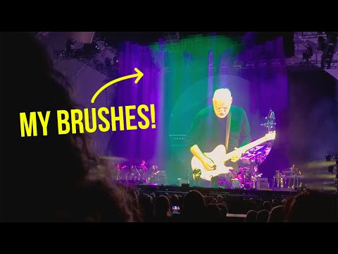 My Brushes Featured in David Gilmour's 'Luck and Strange' Tour (2024)