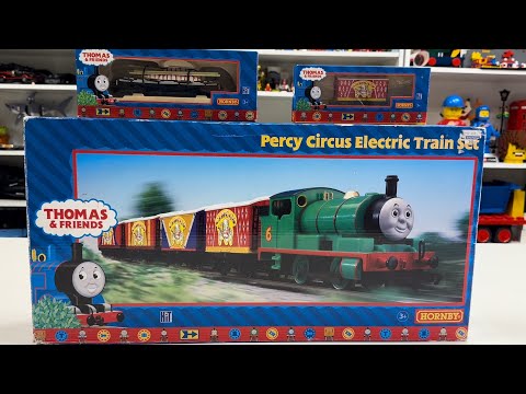 Percy Circus Electric Train Set - Hornby Trains Thomas & Friends OO Gauge