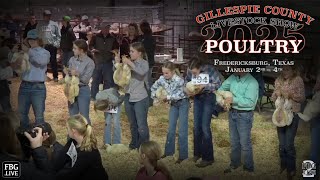 POULTRY - 2025 Gillespie County Youth Livestock Show